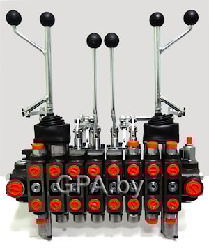 Гидрораспредель манипулятора лесовозной тележки с 3-х осевыми джойстиками 8ZC70 пропорциональный