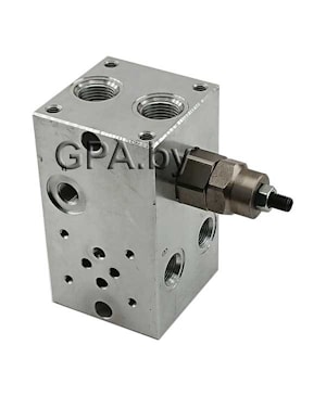 Монтажная плита NG06-P1-RV-R1 одноместная с предохранительным клапаном  