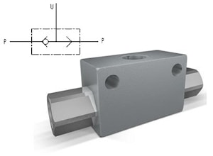 Клапан гидравлический "или" тип VU2P