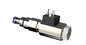 Пропорциональный предохранительный клапан с электромагнитным управлением тип PMO   
