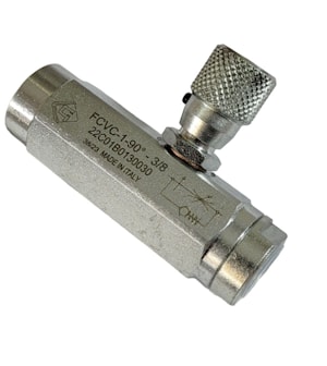 Дроссель компенсированный с обратным клапаном (тонкая настройка) тип FCVC-1-90 G   