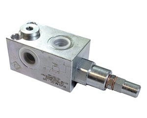 Линейный предохранительный клапан с портом для манометра RVD-M-SC   