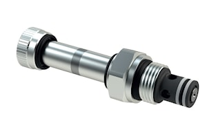 Гидроклапан двухлинейный ввертный 2/2 электроуправляемый 3/4UNF ED082A