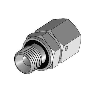 Прямые соединители с накидной гайкой   