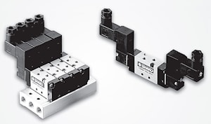 Пневмораспределитель серия PU521 5/2